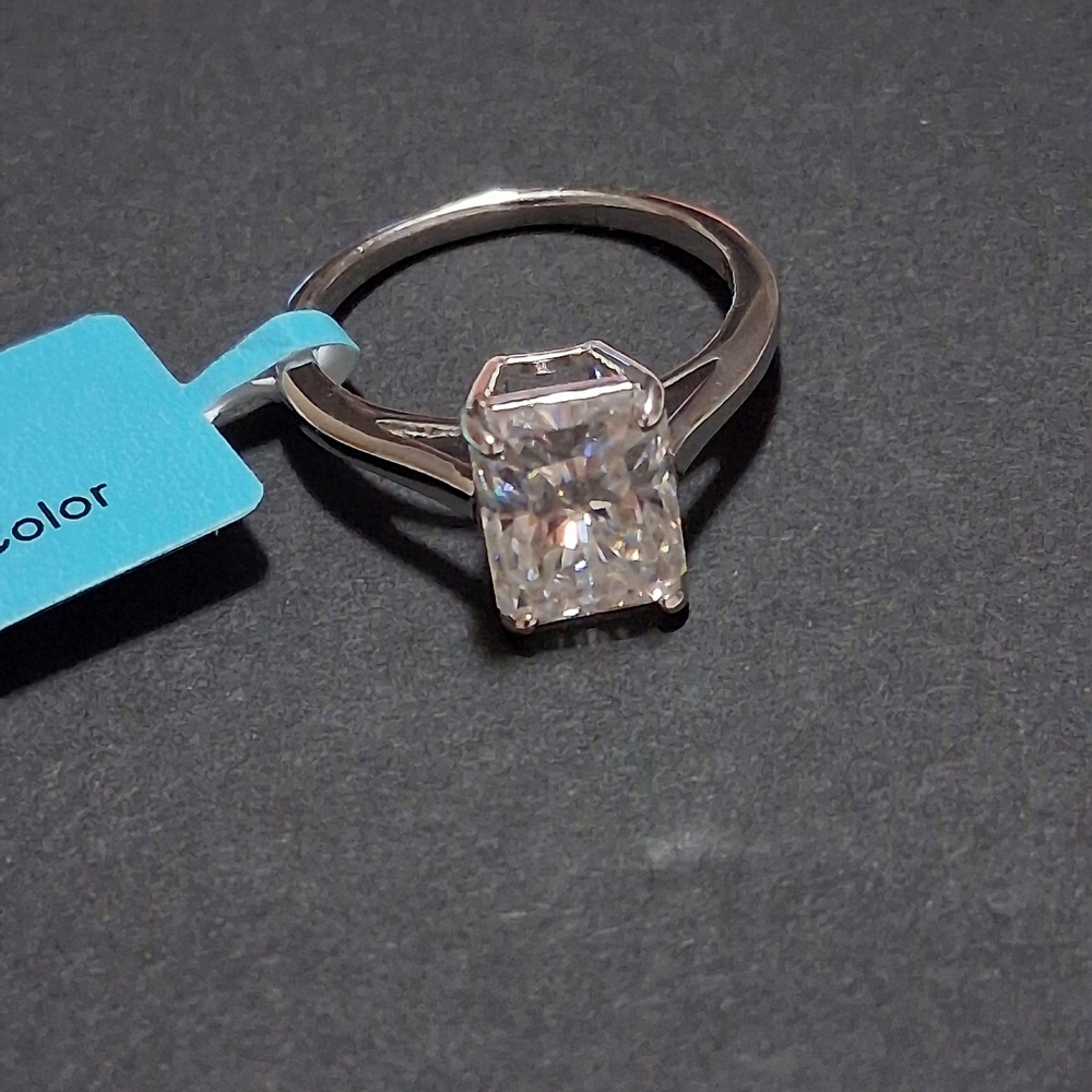 3CTW Moissanite Diamond Ring Size 6